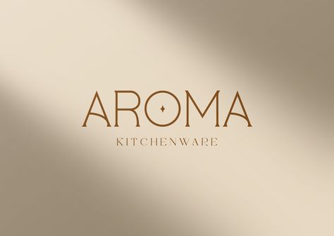 Aroma Logo, Color Palette Business, Logo Color Palette, Kitchen Logo, Laundry Shop, Wordmark Logo, Word Mark Logo, Logo Design Branding, Metal Kitchen