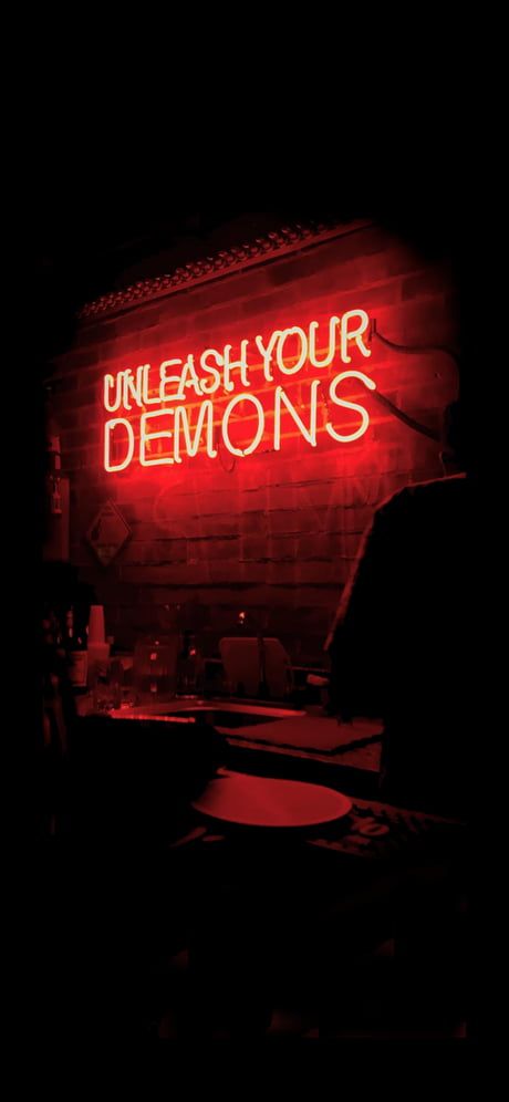 Demon Aesthetic, Red Aesthetic Grunge, Red And Black Wallpaper, Neon Quotes, Dark Red Wallpaper, Red Pictures, Neon Red, Neon Aesthetic, Neon Wallpaper