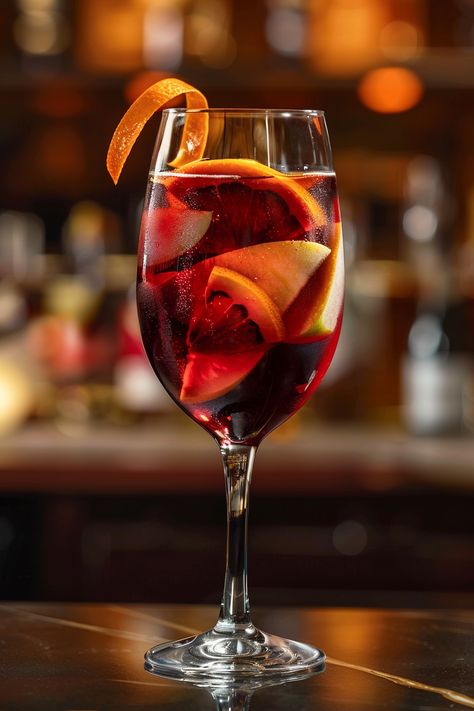 Kick back and relax with a refreshing glass of Brandy Sangria. Mojito Painting, Sangria With Brandy, Brandy Sangria, Spanish Drinks, Cava Sangria, Sangria Blanca, Spanish Cocktails, Sangria Cocktail, Brandy Cocktails