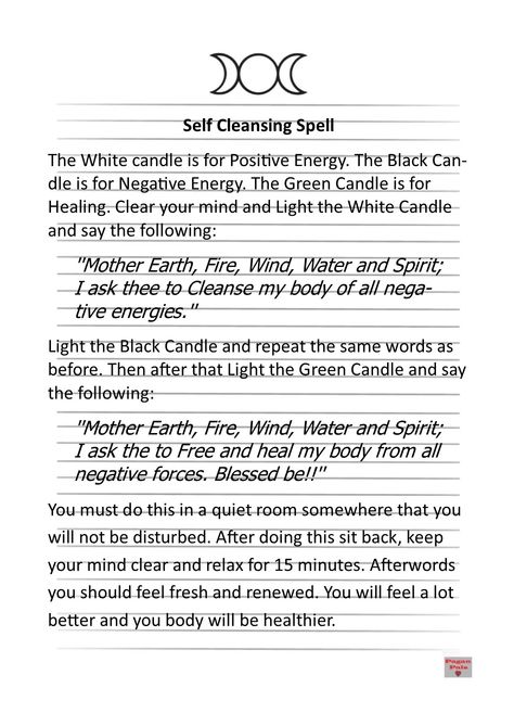 Self Cleasning Spell Self Cleansing Spell, Spoken Spells Witchcraft, Self Improvement Spell, Self Discipline Spell, Self Care Spells, Self Reflection Spell, Jealousy Spell, Monday Rituals, Past Life Spell