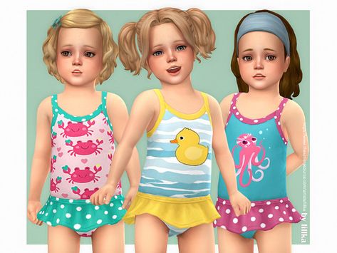 Lillka Sims 4, Sims 4 Cc Toddler Outfits, Sims 4 Toddler Swimsuit, Sims 4 Swimsuit Cc Maxis Match, Sims 4 Cc Toodlers Clothes, Sims 4 Toddler Cc Maxis Match, Toddler Clothes Sims 4, The Sims 4 Kids, One Set Outfit