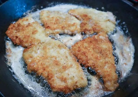 Pork Scallopini with Lemon Caper Sauce ~ The Recipe Bandit Pork Scallopini Recipes, Pork Chops Breaded, Scallopini Recipes, Pork Scallopini, Pineapple Shrimp, Capers Chicken, Lemon Caper Sauce, Caper Sauce, Tender Pork Chops