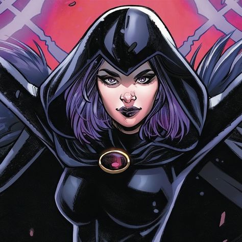 Raven Icon, Raven Comics, Comic Template, Raven Fanart, Rachel Roth, Dc Comics Women, Teen Titans Fanart, Avatar Fan Art, Dc Icons