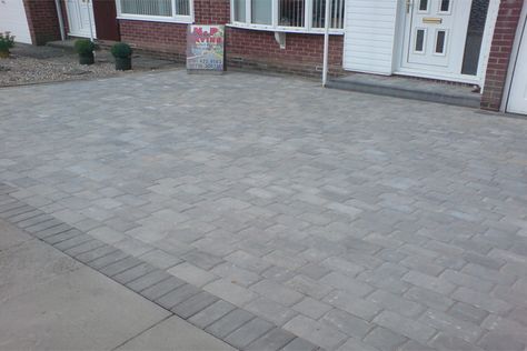 stone driveway | Cobbles Stone Driveway | Block Paving Newcastle North East, Driveways ... Pavement Ideas, Dream Driveway, Block Paving Patio, Front Driveway Ideas, Drive Ways, Cobbled Driveway, Front Garden Ideas Driveway, Front Driveway, Paving Driveway