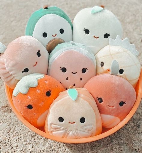 Squishmallows, cute, aesthetic, colored, edited, cute, cow, fox, moose Food Squishmallows, Adorable Plushies, Plushie Pillow, Figet Toys, Dream Things, Cool Fidget Toys, Cute Squishies, Kawaii Room Decor, Kawaii Toys