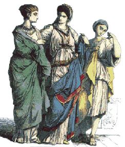 Women of Athens compared to women of Sparta in Greek society was minimal. By comparison to present day standards, Athenian women were only a small step above slaves by the 5th Century BC. From birth a girl was not expected to learn how to read or write, nor was she expected to earn an education. On reading & writing, Menander wrote, "Teaching a woman to read & write? What a terrible thing to do! Like feeding a vile snake on more poison." Other authors & philosophers had similar quips on women. Middle East Clothing, Byzantine Fashion, Anglo Saxon Kings, Greece Women, Roman Costume, Alfred The Great, Arabic Clothing, Celtic Warriors, Byzantine Empire