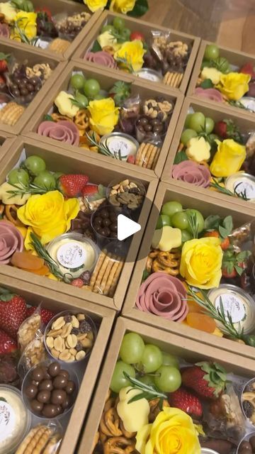 6,545 likes, 40 comments - thestyledgrazeco on March 6, 2024: "Customised mini grazing boxes for a weekend corporate event 🌿🧀🍓 #corporate #grazing #charcuterie #chic #event #curated #fresh ...". Corporate Lunch Boxes Catering, Charcuterie In A Box Diy, Bridal Shower Charcuterie Boards, Charcuterie Board Packaging Ideas, Fruit Gift Box Ideas, Grazing Box Ideas Diy, Charcuterie Boxes Ideas, Mini Graze Box Ideas, Charcuterie Boxes To Go Individual