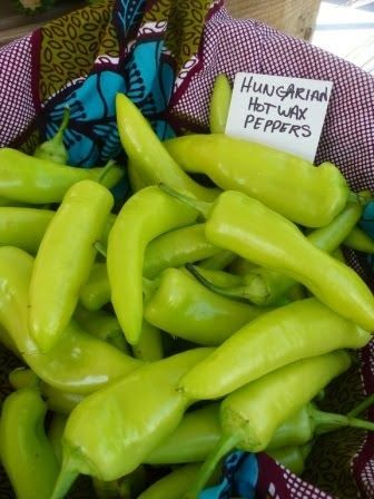 As promised at the Farmer's Market, here is the recipe displayed with our Hungarian Hot Wax Peppers.  It was passed on to our brother from ... Recipes With Hungarian Wax Peppers, Hungarian Peppers Canning, Hot Wax Pepper Recipes, Hungarian Hot Pepper Recipes, Hungarian Hot Wax Pepper Recipes, Hungarian Wax Pepper Recipes, Wax Pepper Recipes, Pickling Veggies, Wax Peppers