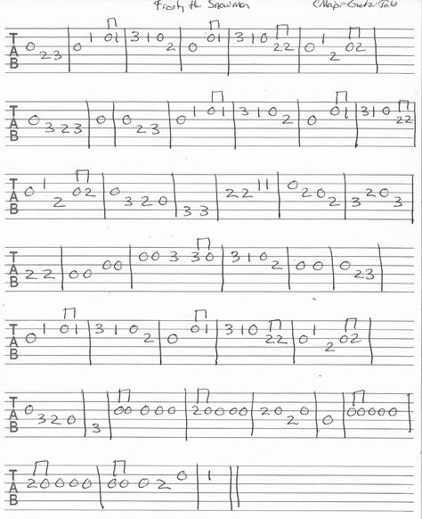 Christmas Songs Guitar Tab, Christmas Guitar, Popular Piano Sheet Music, Guitar Tabs Acoustic, Guitar Tabs And Chords, Guitar Tablature, Guitar Tabs For Beginners, Basic Guitar Lessons, Guitar Learning