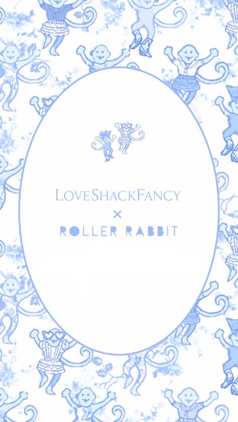 Roller Rabbit Love Shack Fancy, Blue Roller Rabbit Wallpaper, Love Shack Fancy Wallpaper, Disco Hearts Roller Rabbit, Roller Rabbit New York Print, Blue Roller Rabbit Room, Roller Rabbit, Fancy Fonts, Summer Girls