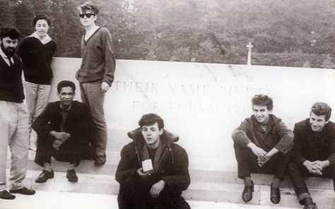 vintage everyday: Rare Photos of The Quarrymen from the Late 1950s Beatles Hamburg, Stuart Sutcliffe, Alan Williams, Beatles One, The Quarrymen, Beatles Photos, Beatles Fans, Teddy Boys, The Fab Four