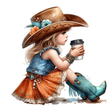 Book Clipart, Coffee Clipart, Png Girl, Sublimation Mug, Shirt Sublimation, Mug Tumbler, Sublimation Mugs, Cow Girl, Cowboy And Cowgirl