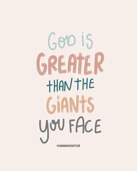 Hannah | Encouragement for Christian Women on Instagram: "Is there something you’re praying victory for? Maybe you’re going through a trial and just feel continually beat down. God is greater than anything this world has against you. He’s greater than any attack someone may throw at you. He’s greater than every trial and He knows and understands every heartache. Why would David, the most unlikely one qualified, be willing to stand against a giant? Because he understood God’s strength. He focused on HIS strength and not his own. 1 Samuel 17:45 KJV Then said David to the Philistine, Thou comest to me with a sword, and with a spear, and with a shield: but I come to thee in the name of the LORD of hosts, the God of the armies of Israel, whom thou hast defied. Fight your battles in the nam Samuel 17, 1 Samuel 17, Worship Quotes, Prayers Of Encouragement, God Sticker, Cute Bibles, 1 Samuel, Lord Of Hosts, Faith Encouragement