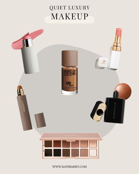 quiet luxury beauty favorites - makeup Luxury Makeup Look, Natural Makeup Aesthetic, Self Care Gift Ideas, Sigma Female, Gift Ideas Amazon, Barely There Makeup, Beauty Gift Ideas, Luxury Makeup Products, Beauty Gift Guide