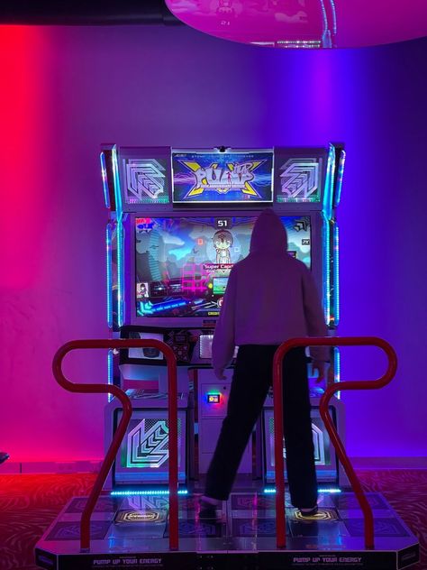 Arcade Dance Machine, Machine Reference, Wii Dance, Saw Traps, Vegas Pools, Arcade Room, Dance Games, Arcade Game Room, Powerpuff Girl