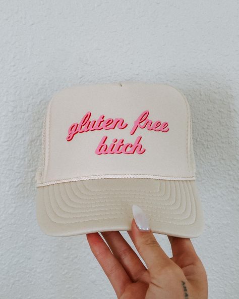 Aesthetic Hats, Funny Aesthetic, Trucker Hats, Trucker Hat, Gluten Free, Hats, Funny