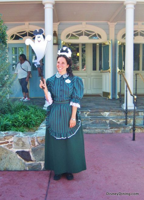 2. Haunted Mansion cast costume, Limited Time Magic Cast Member, Halloween Week, Fronteirland, Magic Kingdom, Walt Disney World Disney Cast Member Costumes, Haunted Mansion Costume, Haunted Mansion Halloween, Disney Eats, Disney Cast Member, Disney Cast, Disney Haunted Mansion, Theme Dress, Dapper Day