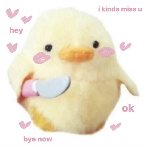 tiny chicken meme when you don't know how to say that you miss them (made by me/onesunnytine) Ur So Cute Reaction Pic, How Are You Memes, Miss U Reaction Pic, I Don’t Know How To Say I Love You, Hi I Miss You, Dont You Miss Me, How To Say I Miss You, Why Are You So Cute, Hi How Are You