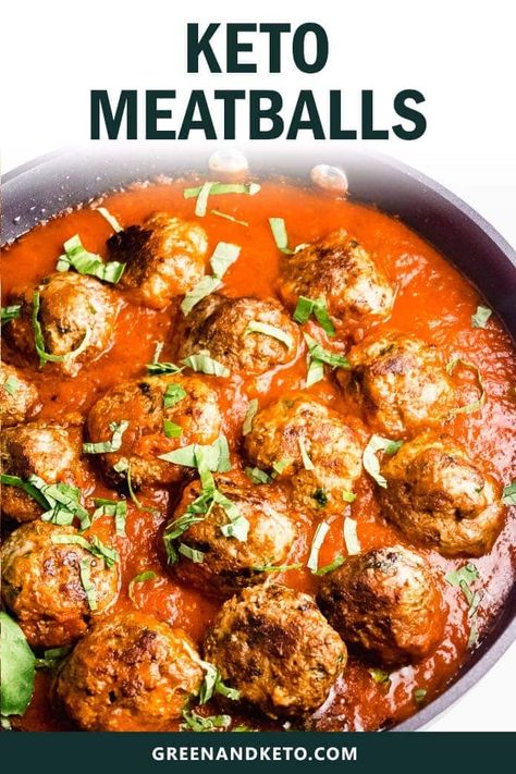 Family favorite Italian style keto meatballs are the perfect quick keto dinner recipe to make with ground beef. They're juicy and delicious, low-carb, and gluten-free without breadcrumbs. Df Meals, Quick Keto Dinner, Make With Ground Beef, Keto Dinner Recipe, Juicy Meatballs, Keto Meatballs, Gluten Free Meatballs, Mozzarella Stuffed Meatballs, Comforting Dinner