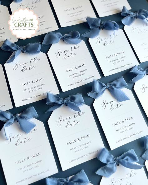 Dusty blue save the dates 🦋🩵 #weddinginvitations #savethedate2025 #ourweddingdate #weddingplanning #smallbusiness Save The Date Blue, Blue Save The Date, Event Invitations, Bee Crafts, Save The Date Invitations, Save The Dates, Event Invitation, May 23, Dusty Blue