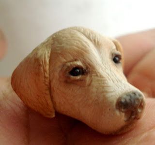 Tutorial: Sculpt a Yellow Lab · Polymer Clay | CraftGossip.com Fondant Dog, Clay Tips, Sculpting Tutorials, Polymer Clay Sculptures, Polymer Clay Animals, Dog Sculpture, Clay Figurine, Yellow Lab, Clay Animals