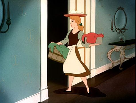 Cinderella doing chores Cinderella Cleaning, Ilene Woods, Cinderella Cartoon, Cinderella Aesthetic, Cinderella 1950, Doing Chores, Cinderella Disney, Princess Cinderella, Disney Favorites