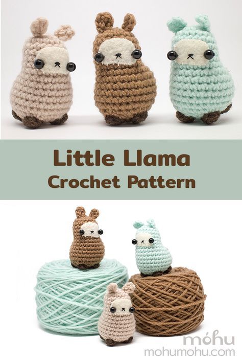 Hantverk Diy, Crocheted Animals, Mini Amigurumi, Pola Amigurumi, Kawaii Crochet, Crochet Animal Patterns, Fun Crochet Projects, Diy Crochet Projects, Crochet Toys Patterns