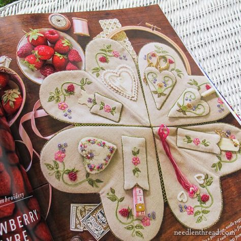 Inspirations Magazine Issue #95 Surface Embroidery, Sewing Case, Needle Cases, Brazilian Embroidery, Small Sewing Projects, Needle Book, Crewel Embroidery, Sewing Items, Sewing Box