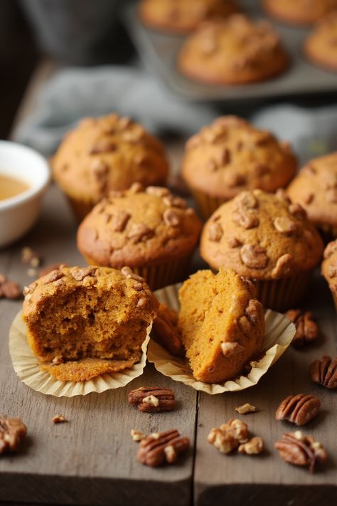 Pumpkin Sourdough Muffins Recipe

Ingredients

- 1 cup pumpkin puree
- 1 cup sourdough starter, unfed
- 1/2 cup sugar
- 1/4 cup vegetable oil
- 2 large eggs
- 1 teaspoon vanilla extract
- 1 1/2 cups all-purpose flour
- 1 teaspoon baking soda
- 1 teaspoon ground cinnamon
- 1/2 teaspoon ground nutmeg
- 1/2 teaspoon salt

Instructions

- Preheat the oven to 350°F and line a muffin tin with paper liners.
- In a large bowl, mix together the pumpkin puree, sourdough starter, sugar, oil, eggs, and vanilla extract until well combined.
- Full Recipe on... Sourdough Pumpkin Muffins Recipe, Pumpkin Muffins Sourdough, Sourdough Pumpkin Scones Recipe, Sourdough Starter Muffins, Pumpkin Sourdough Muffins, Sourdough Discard Pumpkin Muffins, Sourdough Muffins Recipe, Sourdough Pumpkin Muffins, Pumpkin Sourdough