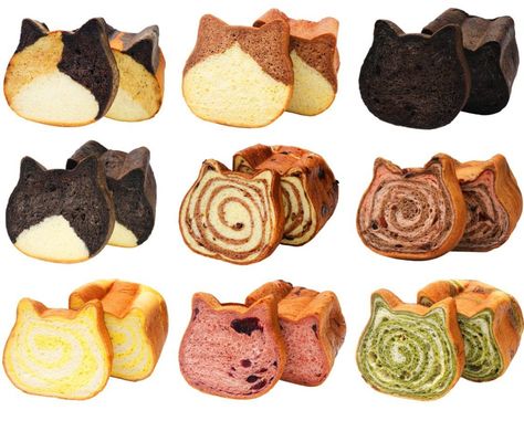 Cat Bread, Cute Baking, Pretty Dessert, Think Food, Cute Desserts, I Want To Eat, Pretty Food, Cute Food, Aesthetic Food