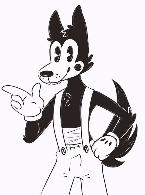 Boris Fanart, Boris The Wolf, Bendy Y Boris, Epic Mickey, Oswald The Lucky Rabbit, Lucky Rabbit, Kaiju Art, Felix The Cats, Bendy And The Ink Machine