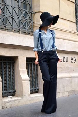 pants with suspender How To Wear Suspenders, Robes Vintage, Ulyana Sergeenko, Suspenders For Women, Looks Chic, 가을 패션, Mode Vintage, Mode Inspiration, Street Chic