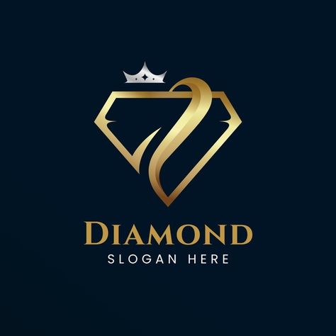 Diamond Logo Design Ideas, Diamond Logo Design, Gem Logo, Logo Diamond, Jewel Logo, Jewelry Logo Design, Diamond Vector, Logo Jewelry, Text Logo Design