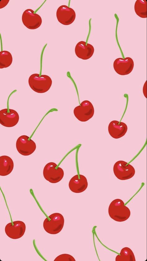 Backgrounds Ipad, Cherry Wallpaper, Wallpaper Valentines, Wallpaper Estetika, Ipad Kids, Fruit Wallpaper, Valentines Wallpaper, Preppy Wallpaper, Phone Wallpaper Patterns