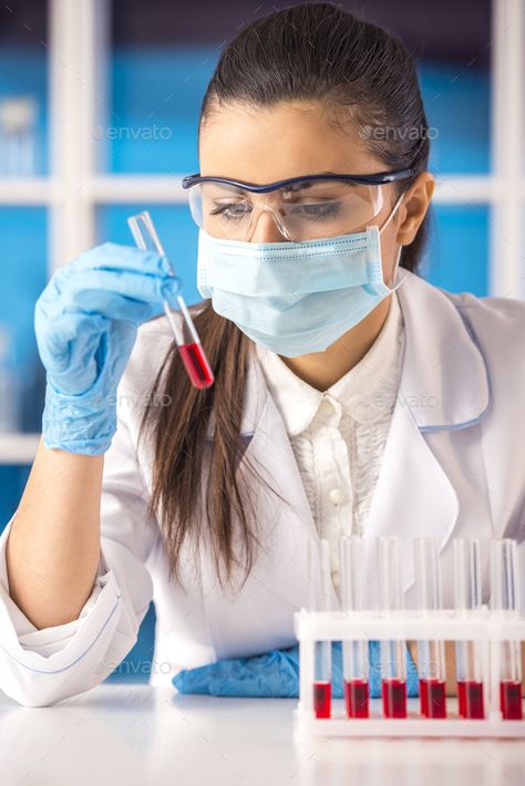 Laboratory by GeorgeRudy. Attractive female scientist working with a test tube at the laboratory. #Sponsored #Attractive, #female, #Laboratory, #GeorgeRudy Girl Scientists, Female Scientist, Dental Photography, Medical Photography, Student Picture, Pharmacy Student, Med School Motivation, Medical Laboratory Science, Medical Photos