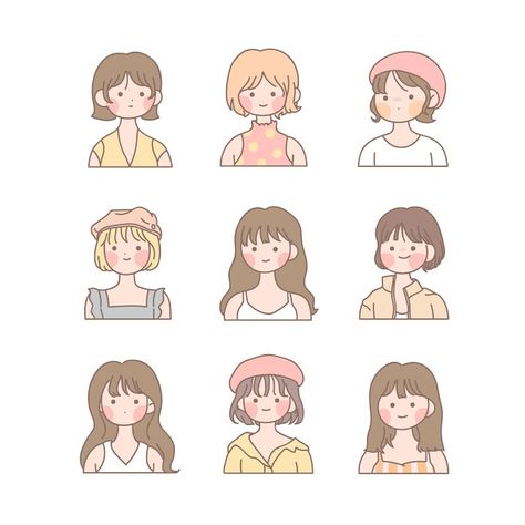 People Easy To Draw, Cute Doodles Of People, Kawaii People, Cute Human, Stickers People, People Stickers Printable, Cute People Doodles, Easy Drawing People, Girl Doodle