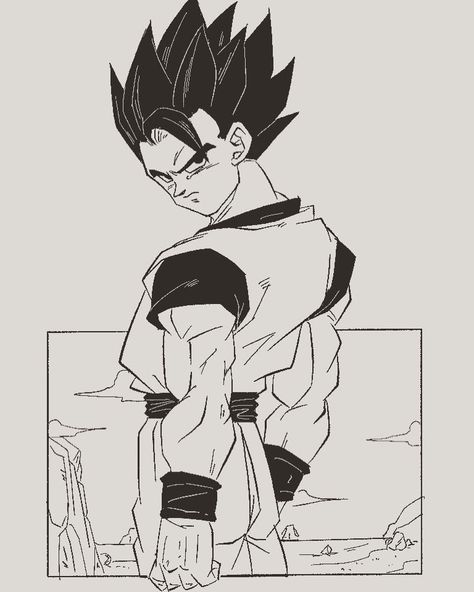 Gohan Ultimate, Dragonball Art, Dbz Drawings, Ideas Sketch, Dbz Manga, Son Gohan, Practice Drawing, Dragon Ball Art Goku, Dragon Ball Super Art