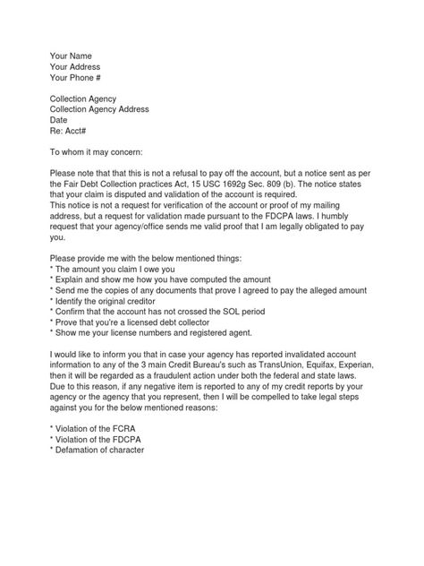 Tough Debt Validation Letter 1 Debt Validation Letter, Loan Approval Letter, Debt Settlement Letter, Credit Dispute Letter, Debt Collection Letters, Defamation Of Character, Credit Repair Letters, Eliminate Debt, Collection Letter