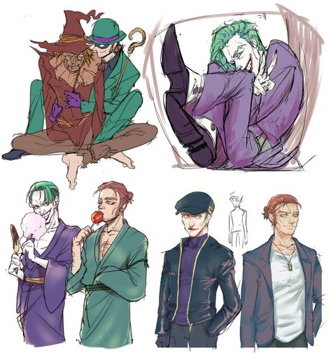 Jonathan Crane X Edward Nygma, Scriddler Fan Art, Batman Ships, Gotham Rogues, Gotham Comics, Man Bat, Scarecrow Batman, Batman Villain, Gotham News