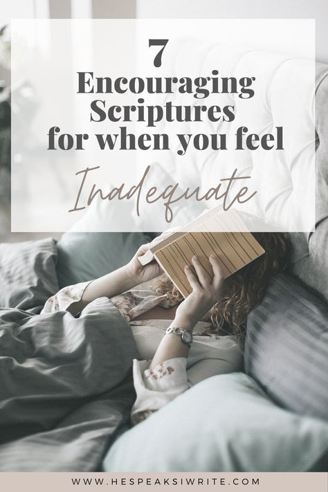 There was a time in my life when I was struggling with the feeling of inadequacy. I had to deal with it by uprooting the lies planted in my mind by sowing the Word of God into my thinking. In this blog, I share the 7 encouraging scriptures I turned to. Scripture When You Feel Defeated, Scripture For Insecurity, Scripture For When You Are Angry, Overcoming Feelings Of Inadequacy, Don’t Be Discouraged Bible, Feelings Of Inadequacy, Christian Women's Ministry, Encouraging Scriptures, Encouraging Verses