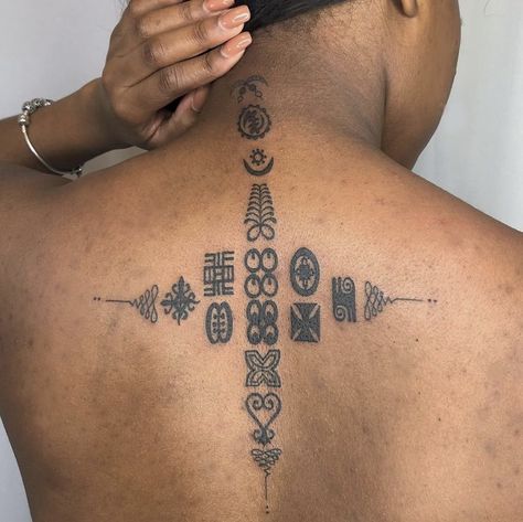 Adinkra Tattoo, Black People Tattoos, African Tattoo, African Symbols, Tattoo Inspiration Men, Summer Tattoo, Adinkra Symbols, Tattoos For Black Skin, Spiritual Tattoos