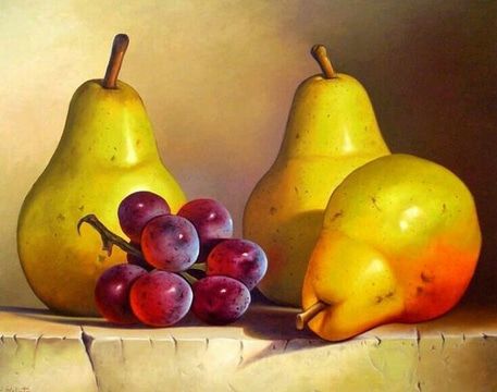 pinturas al oleo de frutas grandes Still Life Pictures, Fruit Still Life, Still Life Fruit, Still Life Photos, Fruit Painting, Still Life Drawing, Best Fruits, Painting Still Life, Still Life Art