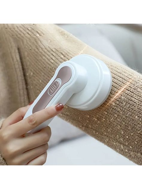 Beige  Collar  ABS   Embellished   Tool Parts Electric Lint Remover, Remove Lint, Sweater Shaver, Machines Fabric, Fabric Shaver, Cleaning Gadgets, Lint Remover, Wool Balls, Cleaning Tools