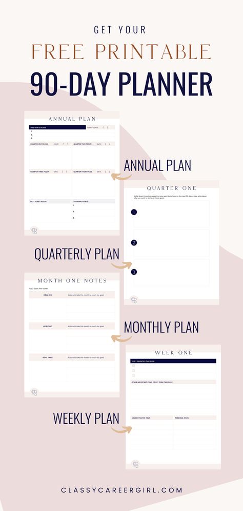 Free Printable 90-Day Planner collegelifegoodnotesplanner #planneraddict #aestheticdiaryideas #samsungnotesplanner Business Daily Planner, Business Planner Printables, Best Daily Planner, Interactive Calendar, Daily Planner Printables Free, Weekly Planner Free Printable, Daily Routine Planner, Weekly Planner Free, Planner Writing