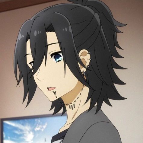 Miyamura Izumi Icon, Anime Horimiya, Miyamura Izumi, Black Pfps, Manga Icon, Cute Anime, Fanarts Anime, Anime Inspired