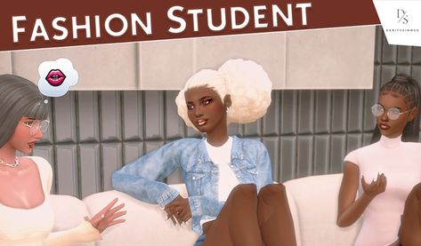 Fashion Student Mod - The Interactions update! | Patreon Sims 4 Model Agency, Sims 4 Modeling Agency, Sims 4 Active Career Mod, Sims 4 Model Career, Basemental Sims 4 Mod, Fashion Design Jobs, Sims 4 Jobs, Fashion Agency, Fashion Competition