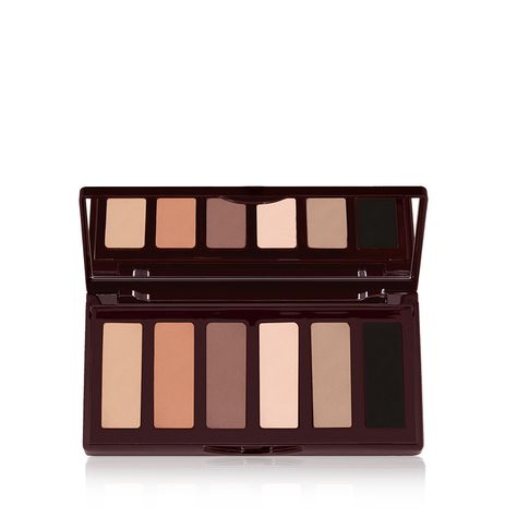 The Super Nudes Easy Eyeshadow Palette: Nude Matte Eyeshadow | Charlotte Tilbury Nude Smokey Eye, Smokey Eye Palette, Tom Ford Private Blend, Smokey Eye Easy, Simple Eyeshadow, Red Carpet Beauty, Neutral Eyeshadow Palette, Violet Grey, Neutral Eyeshadow