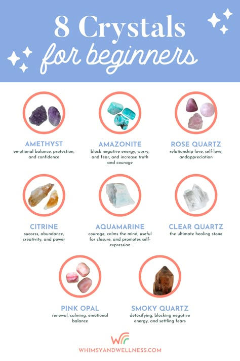 Crystals for Beginners: the Ultimate Beginner’s Guide to Crystals (& Oils!) Crystal For Beginners, Basic Crystals For Beginners, Crystals To Wear Daily, Crystal Guide For Beginners, Crystal Beginners, Guide To Crystals, Crystals For Beginners, What Are Crystals, Crystals For Healing