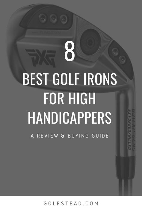 Most high handicappers will want to prioritize distance and forgiveness in their irons as this will help mitigate the effects of poor ball contact. We review some of the best irons for high handicappers here: https://golfstead.com/best-golf-irons-for-high-handicappers #golf #golfing #golfirons Best Golf Irons, Best Iron, Golf Irons, Most High, Amazon Associates, Golf Tips, Most Expensive, Change In, Golf Equipment