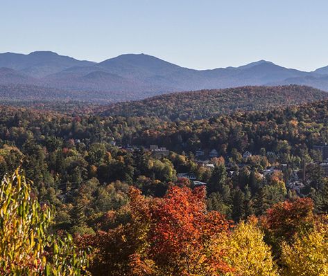 Best Off The Beaten Path Fall Foliage Finds | Saranac Lake, Adirondacks, New York Adirondacks New York, Saranac Lake Ny, Saranac Lake, Lake Placid, Mountain Biker, Off The Beaten Path, Deciduous Trees, Beautiful Lakes, Day Hike